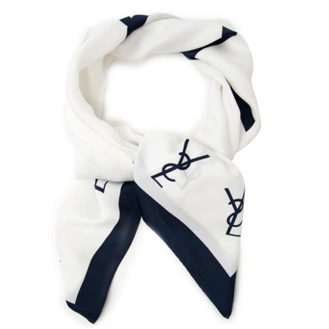 ysl logo scarf vintage|ysl scarf women.